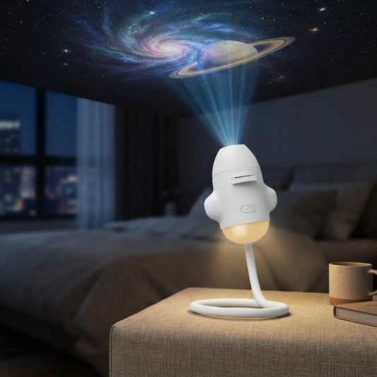 USB Star Projector Light – 2-in-1 LED Ambient Night Light